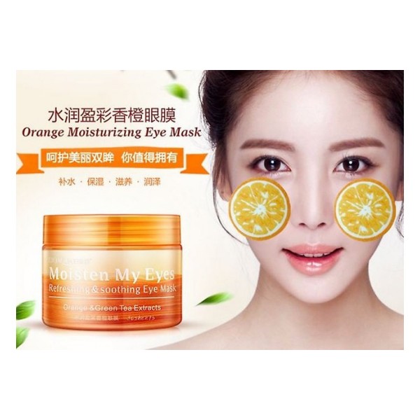 Патчі тканинні для шкіри навколо очей Bioaqua Orange Eye Mask, 36 шт