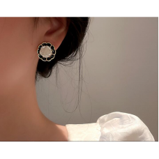 Серьги стильные  "Chanel"