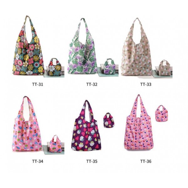 Сумка шопер жіноча "Flowers", 41х65х10 см, різні кольори, 1 шт