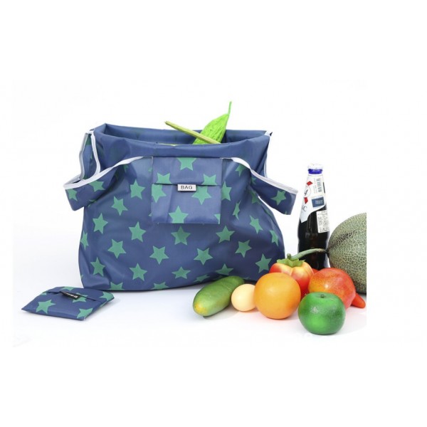 Сумка шоппер  для покупок "Stars", 33х52х6, разные цвета, 1 шт