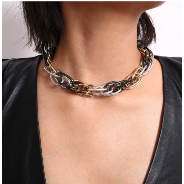 Ланцюжок із великими ланками, 3 кольори, 1 шт