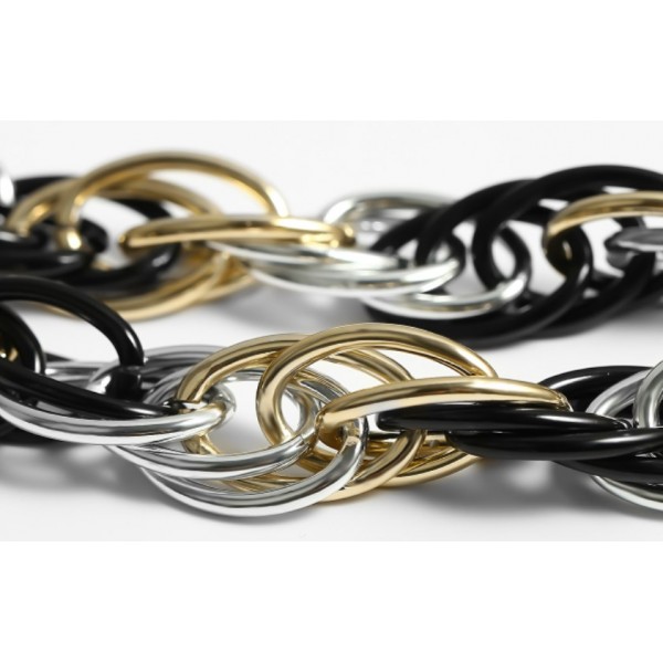 Ланцюжок із великими ланками, 3 кольори, 1 шт Ланцюжок із великими ланками, 3 кольори, 1 шт