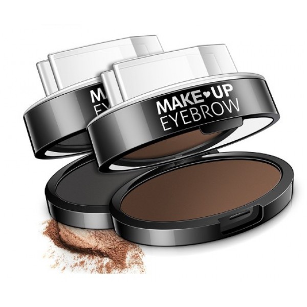 Пудра для брів Bioaqua Make Up Eye Brow, тон 01 темно-сірий, 1 шт