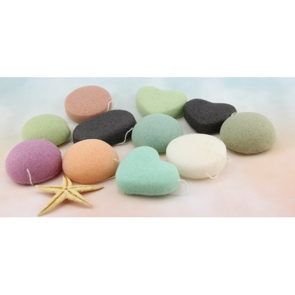 Спонж конняку для вмивання Natural konjac, 1шт