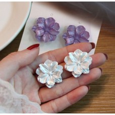 Серьги - цветы "Nude Flower", два цвета, 1 пара