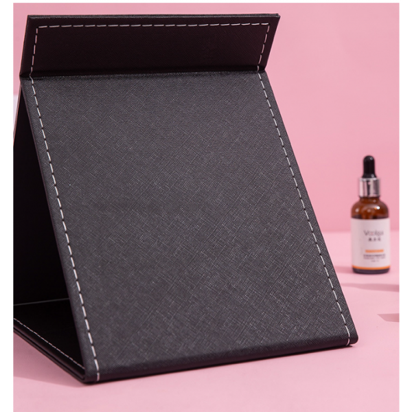 Дзеркало косметичне, складне, 3 кольори, 21х15 см