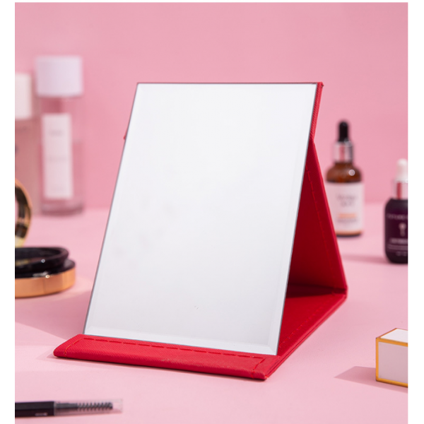 Дзеркало косметичне, складне, 3 кольори, 21х15 см