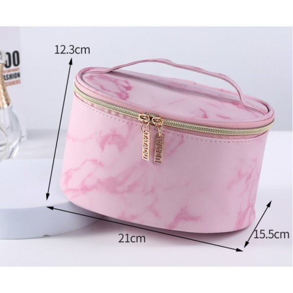 Косметичка органайзер "Marble", овальна, 1 шт