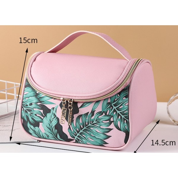 Косметичка - чемодан "Pink Tropic", органайзер для косметики