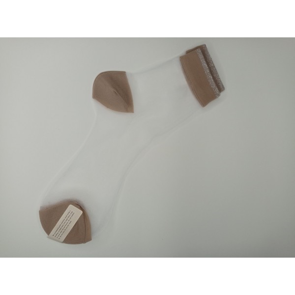 Шкарпетки ультратонкі, капронові, різні кольори, розмір 36-39, 1 пара