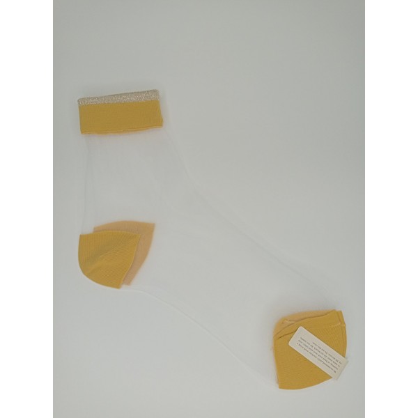 Шкарпетки ультратонкі, капронові, різні кольори, розмір 36-39, 1 пара