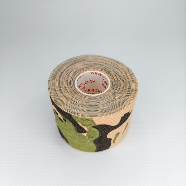 Тейп кінезіо 5 см, кінезіологічна стрічка Kinesiology Tape, 5 см, мілітарі Тейп кінезіо 5 см, кінезіологічна стрічка Kinesiology Tape, 5 см, мілітарі