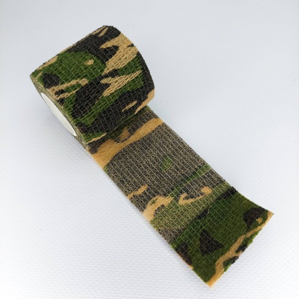 Бинт еластичний Coban 5см, фіксуючий, самозакріплюючий, бинт Кобан, бинт камуфляж, самоклеючий,  аутоадгезійний бинт, 5см х 4,5м