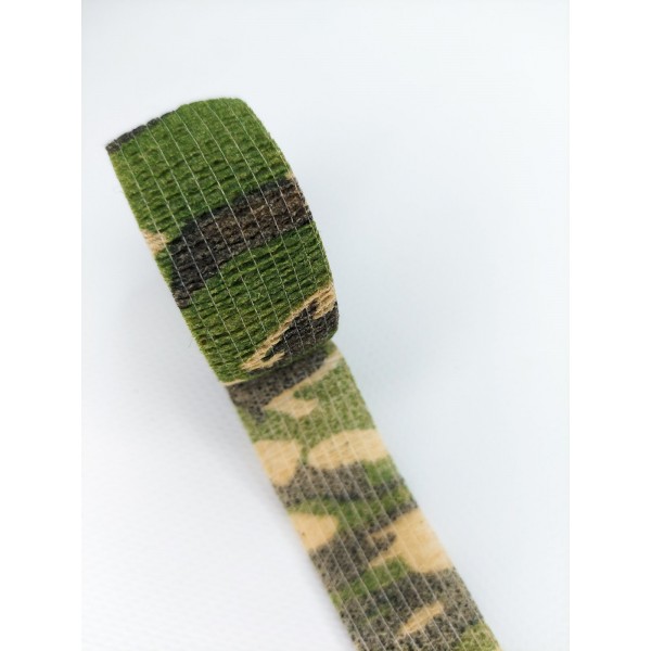 Бинт еластичний Coban 2,5 см, фіксуючий, самозакріплюючий, бинт Кобан, самоклеючий, бинт камуфляж, аутоадгезійний бинт 2,5см х 4,5м