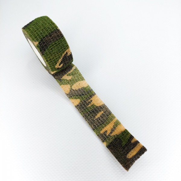 Бинт еластичний Coban 2,5 см, фіксуючий, самозакріплюючий, бинт Кобан, самоклеючий, бинт камуфляж, аутоадгезійний бинт 2,5см х 4,5м