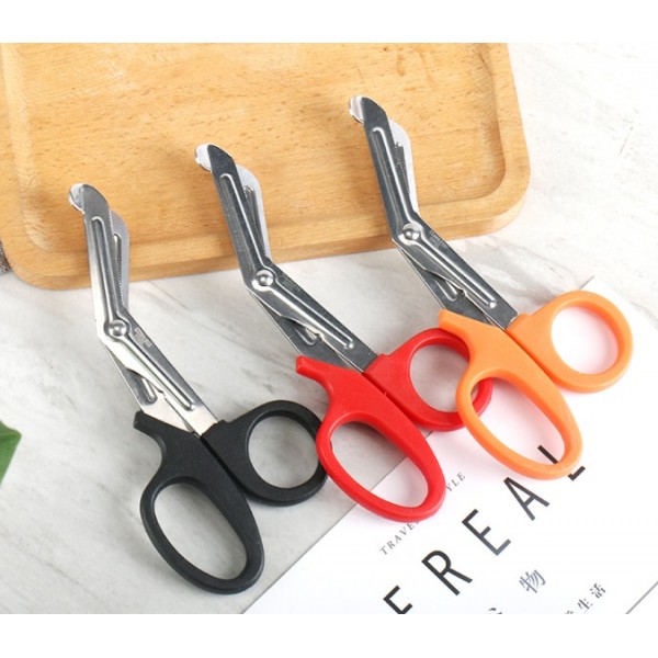 Ножиці вигнуті, для розрізання кінезіо тейпів, нержавіючі