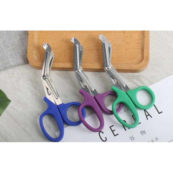 Ножиці вигнуті, для розрізання кінезіо тейпів, нержавіючі