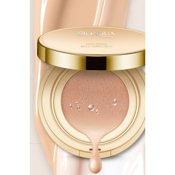 Кушон BIOAQUA Exquisite & Delicate BB Cushion Cream, з SPF 50, тон 03 натуральний світлий, 15 г