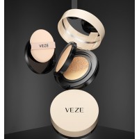 Кушон + пудра, 2 в 1, Veze Two in One Lightweight Concealer Air Cushion, тон 02 слоновая кость, 8х12 г