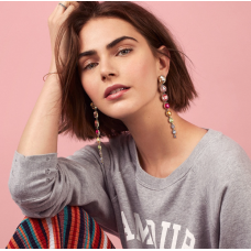 Сережки "Multicolor", золото