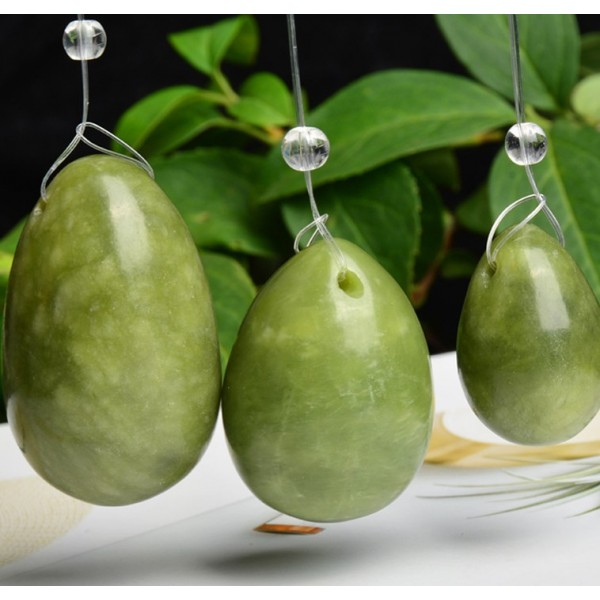 Шари нефритові вагінальні, набір 3 шт