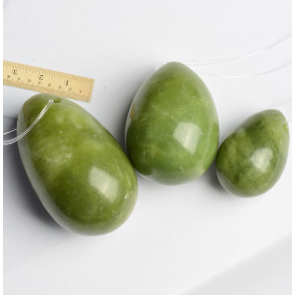 Шари нефритові вагінальні, набір 3 шт