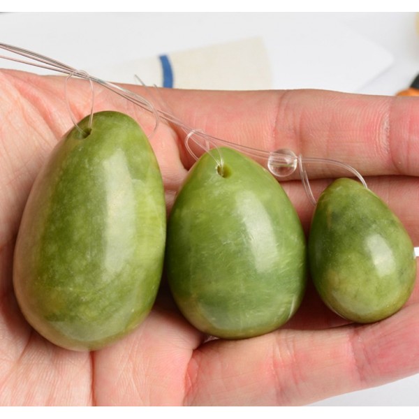 Шари нефритові вагінальні, набір 3 шт