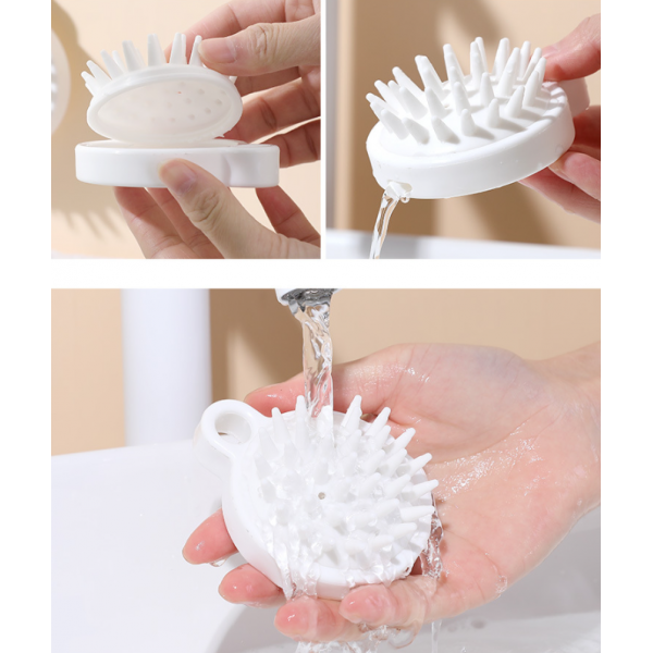 Масажер для шкіри голови, щітка, Head Cleansing Brush, силіконовий