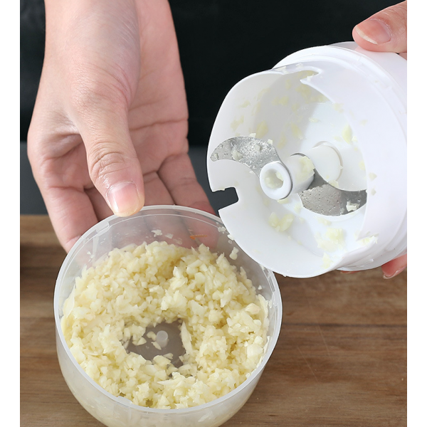 Кухонний подрібнювач, харчовий міні чоппер, часникодавка Кухонний подрібнювач, харчовий міні чоппер, часникодавка
