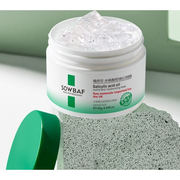 Маска для обличчя від акне, Sowbaf, 140 г