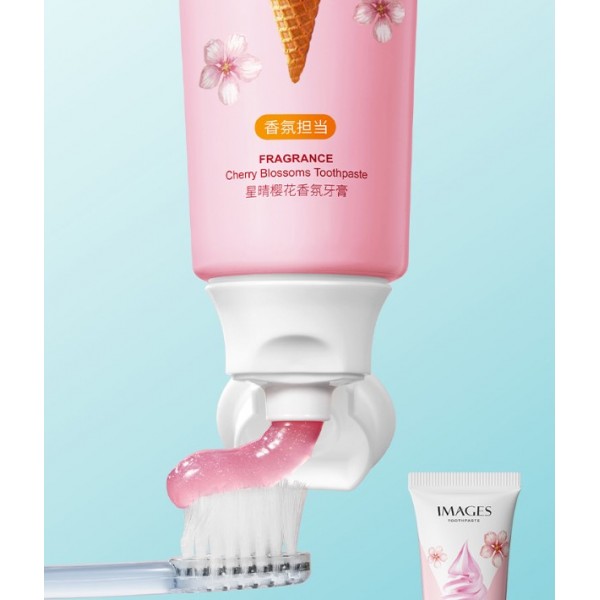 Зубна паста Images Fragrance Cherry Blossoms Toothpaste, з екстрактом вишні, 100 г