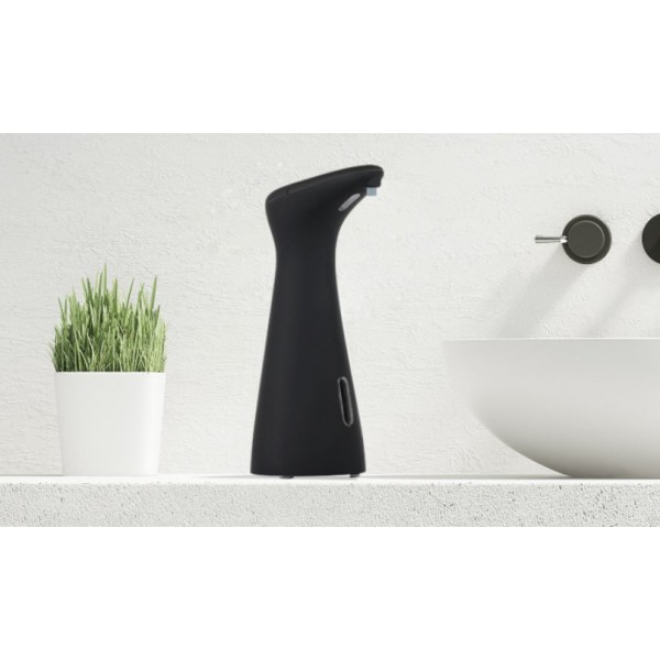 Дозатор сенсорний для мила-пінки, автоматичний, диспенсер, чорний, 200 мл