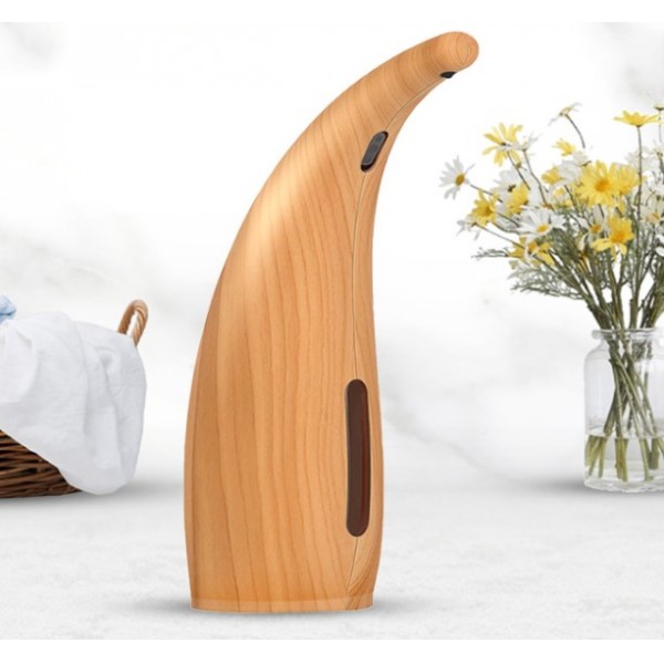 Дозатор сенсорний для мила, автоматичний, диспенсер, дерево, 300 мл