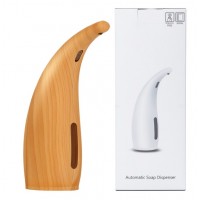 Дозатор сенсорний для мила, автоматичний, диспенсер, дерево, 300 мл