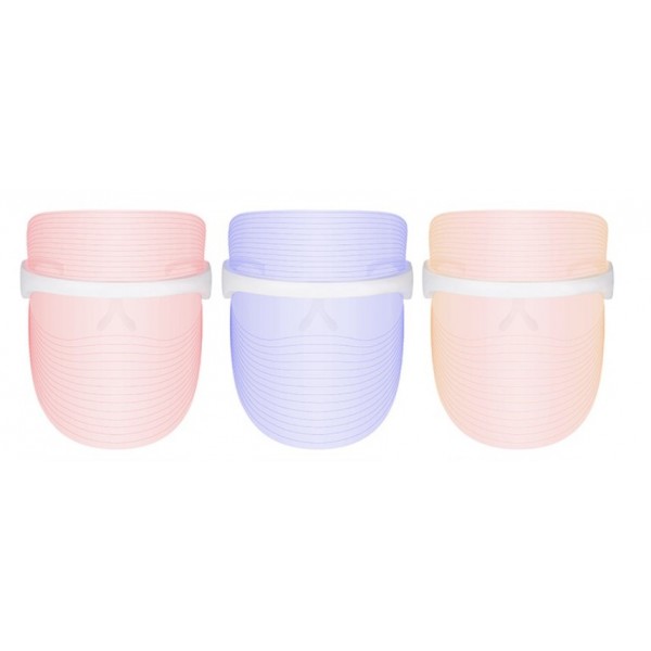 Апарат, Світлодіодна Led-маска для омолодження шкіри, Facial 7 Color Led Mask, 7 кольорів