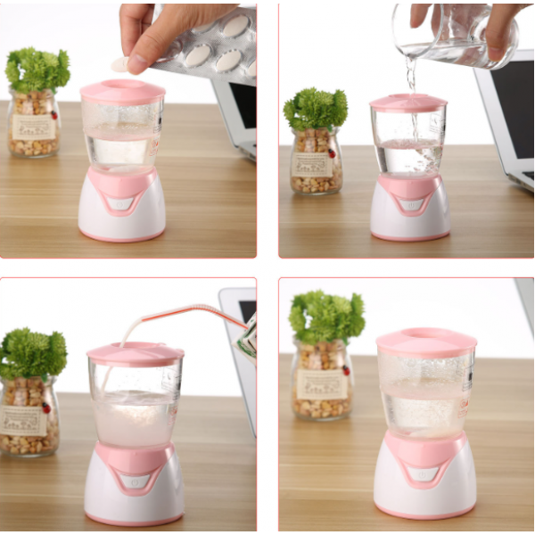 Апарат для виготовлення масок для обличчя з фруктів та овочів, рожевий