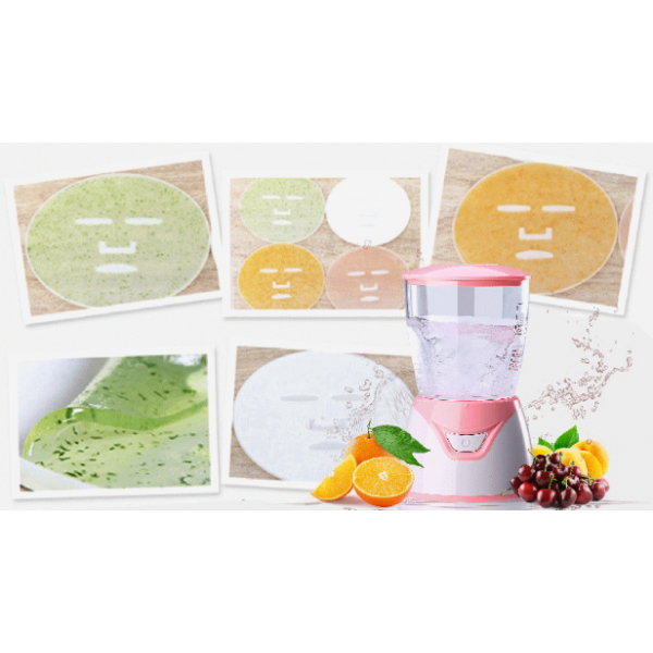 Апарат для виготовлення масок для обличчя з фруктів та овочів, рожевий