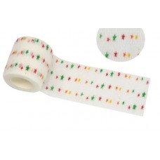 Бинт еластичний Coban 5 см, білий із зірочками, фіксуючий, самозакріплюючий, бинт Кобан, самоклеючий, аутоадгезійний бинт, 5 см х 4,5 м