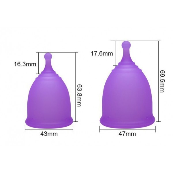 Менструальна чаша – капа, медичний силікон, розмір S Менструальна чаша – капа, медичний силікон, розмір S