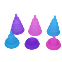 Менструальна чаша - капа, складна, медичний силікон, розмір L