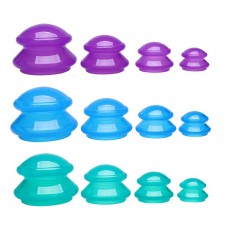 Набір банок для масажу, китайські антицелюлітні банки, 4 шт