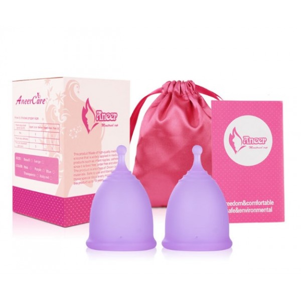 Менструальна чаша Aneer, медичний силікон, розмір L