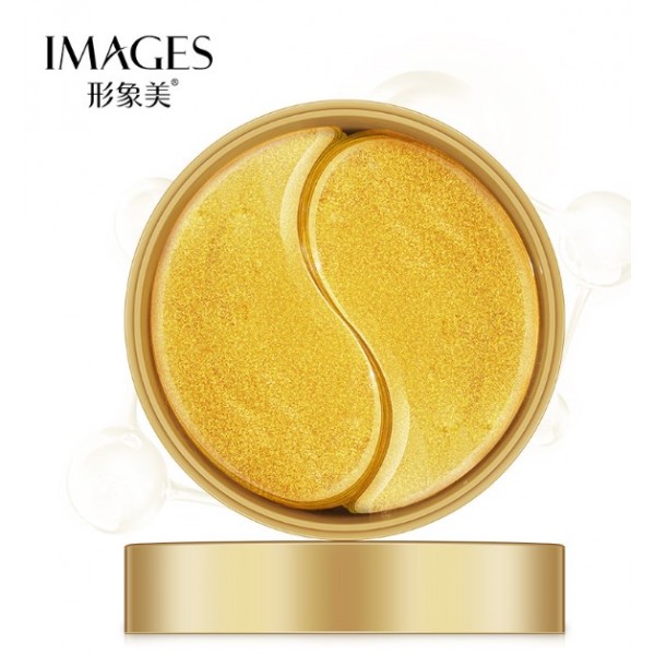 Патчі гідрогелеві IMAGES Gold Tender and Moisturizing Eye Mask, з колагеном, 60 шт