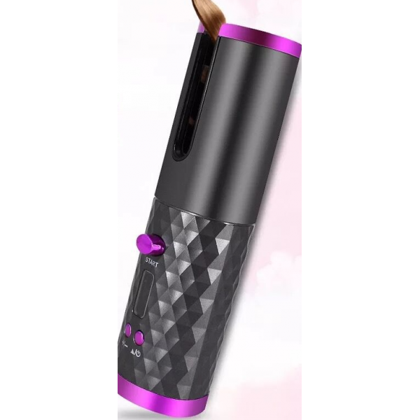 Плойка для волосся, автоматична, бездротова, стайлер для завивання волосся, білий