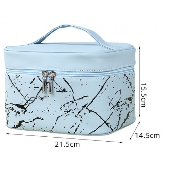 Косметичка - валіза "Мармур", органайзер для косметики, різні види, 21,5х14,5х15,5 см