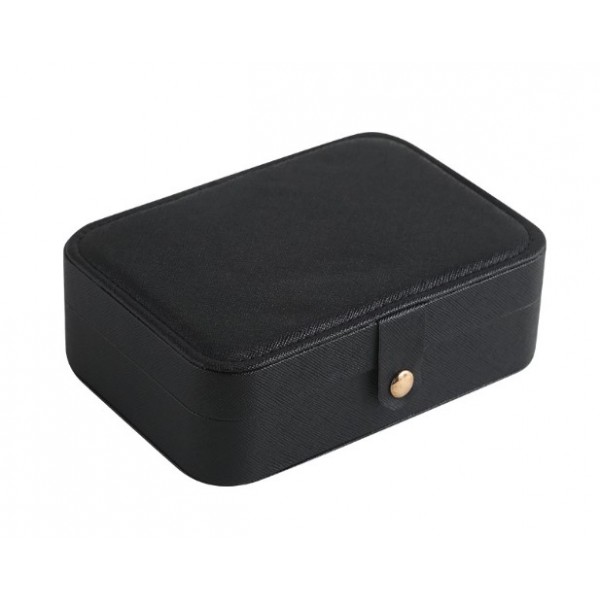 Органайзер для прикрас, на кнопочці, скринька, різні кольори, 17х12х6 см