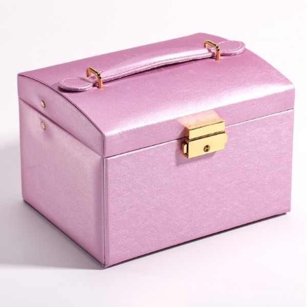 Органайзер для прикрас, із дзеркалом, різні кольори, 17х12х12,5 см