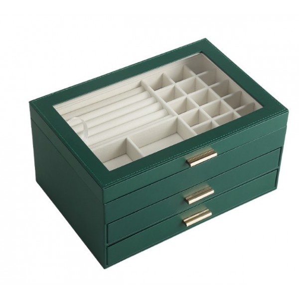 Органайзер для ювелірних прикрас, скринька з висувними ящиками, 26,5х18х13,5 см Органайзер для ювелірних прикрас, скринька з висувними ящиками, 26,5х18х13,5 см
