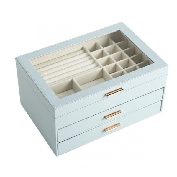 Органайзер для ювелірних прикрас, скринька з висувними ящиками, 26,5х18х13,5 см Органайзер для ювелірних прикрас, скринька з висувними ящиками, 26,5х18х13,5 см