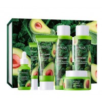 Подарунковий набір для обличчя Bioaqua Niacinome Avoсado, з авокадо, 6 засобів